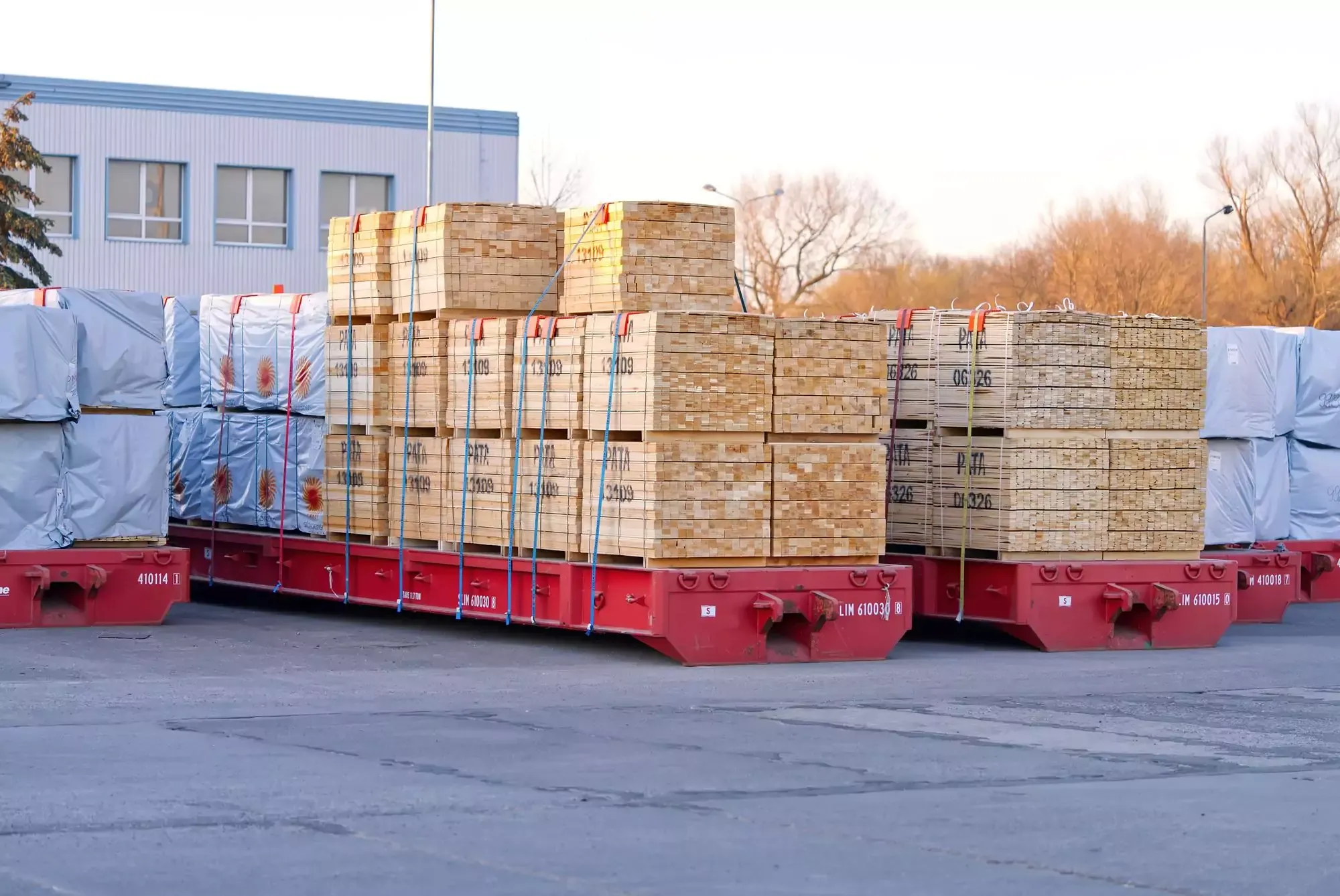 Flat rack container shipping